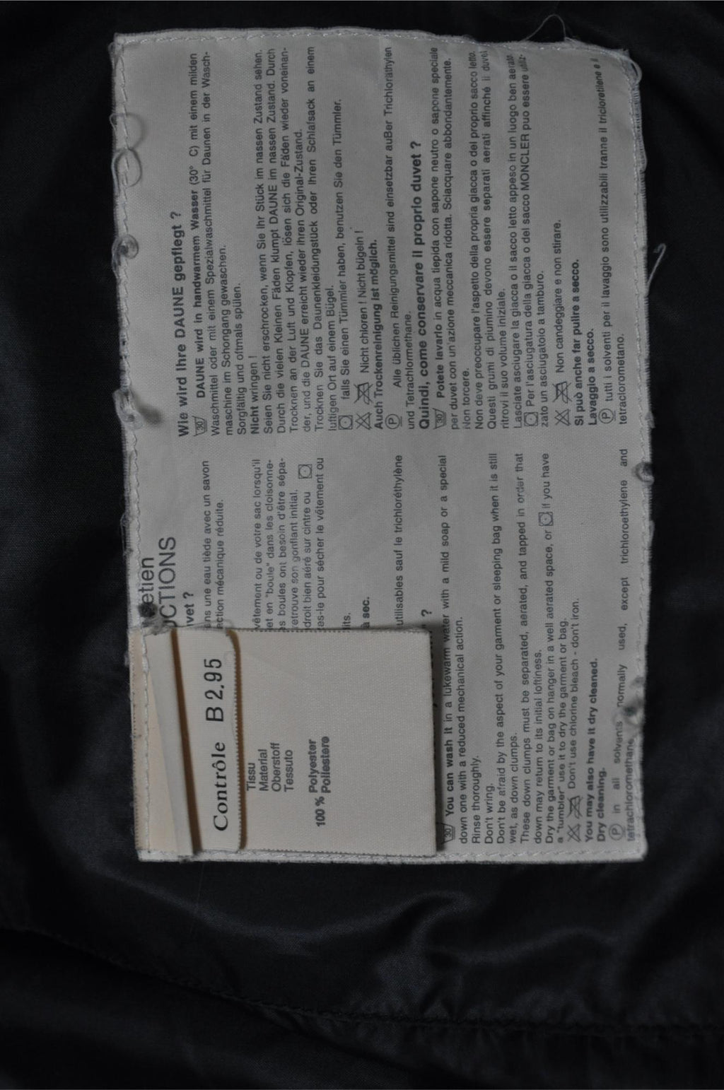 Moncler Daunen Jacke 80´s (L)