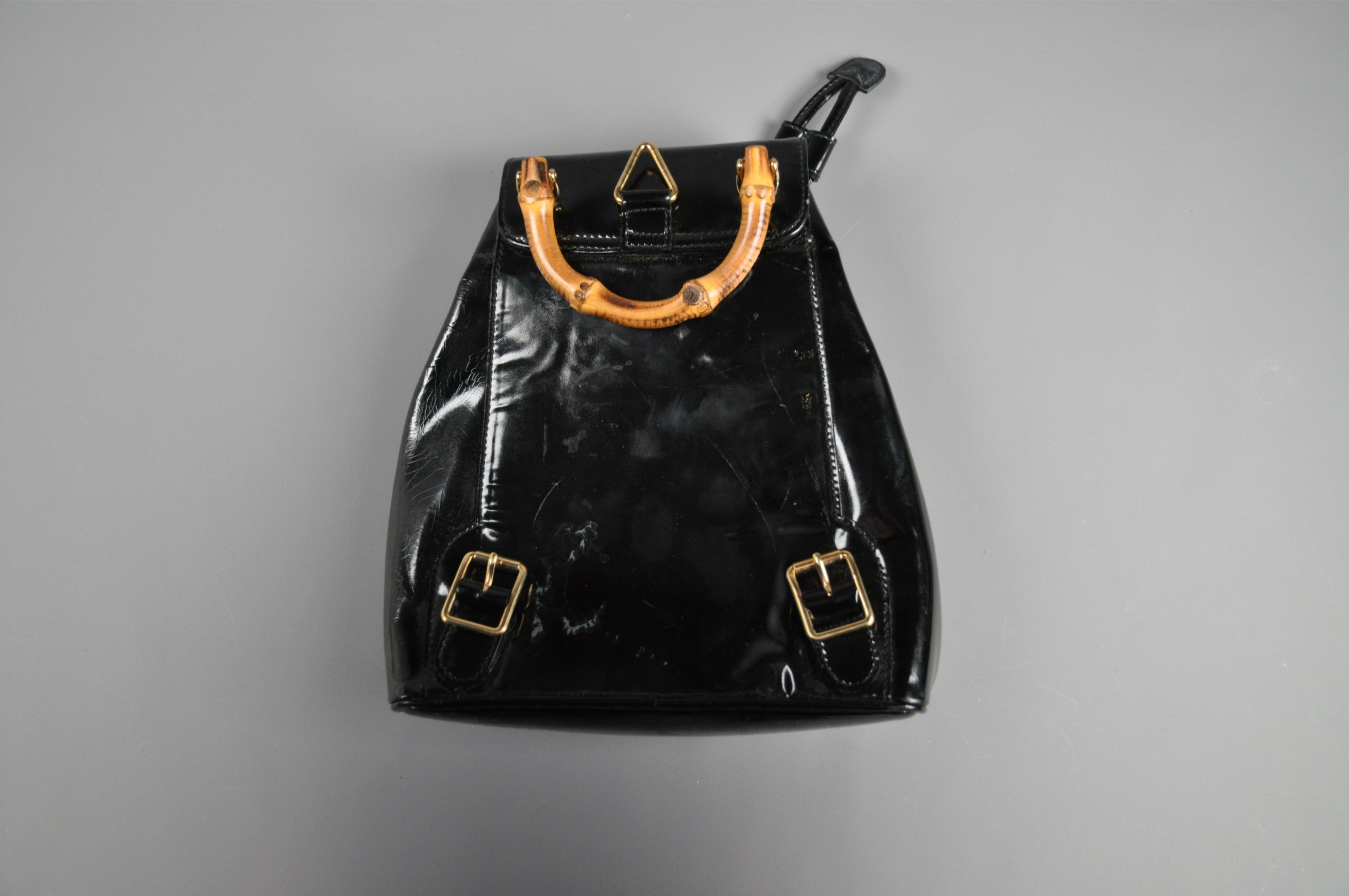 Gucci bamboo Rucksack schwarz