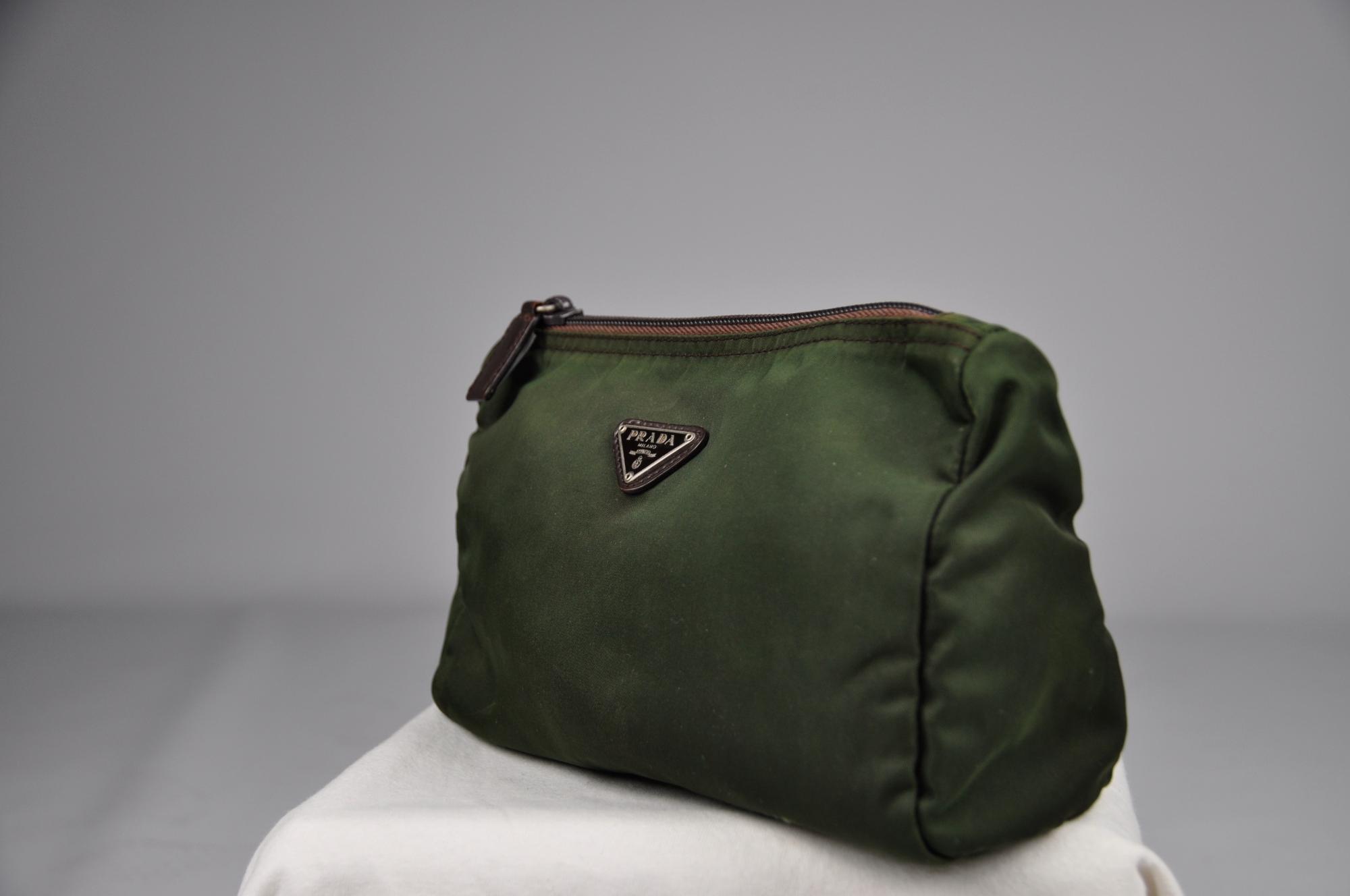 Prada pouch green