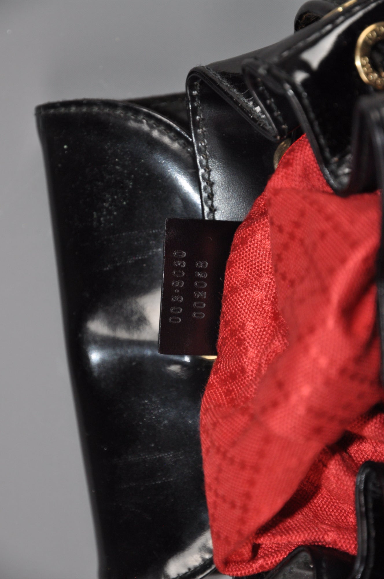 Gucci bamboo Rucksack schwarz