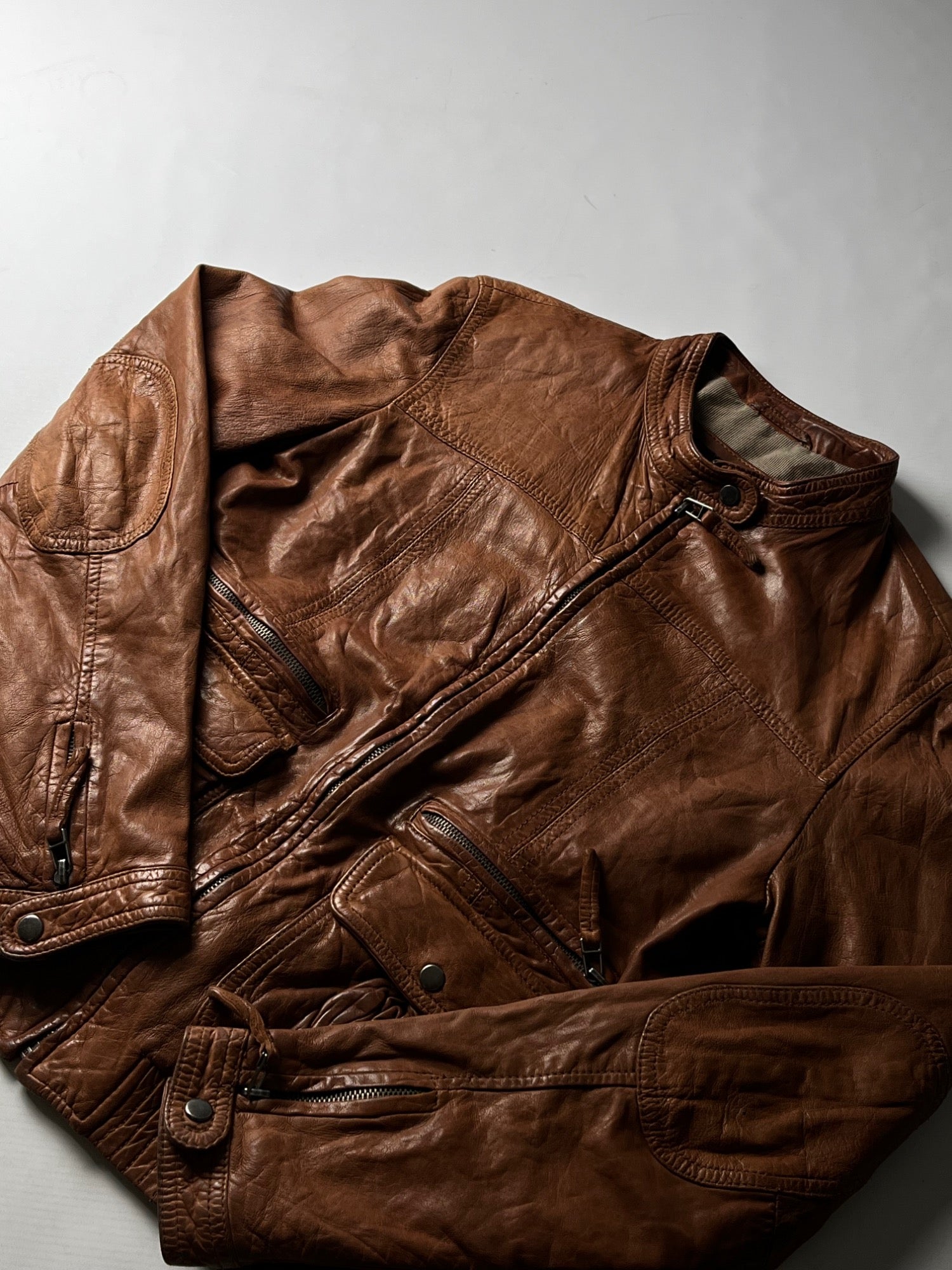 Massimo Dutti Lederjacke (L)