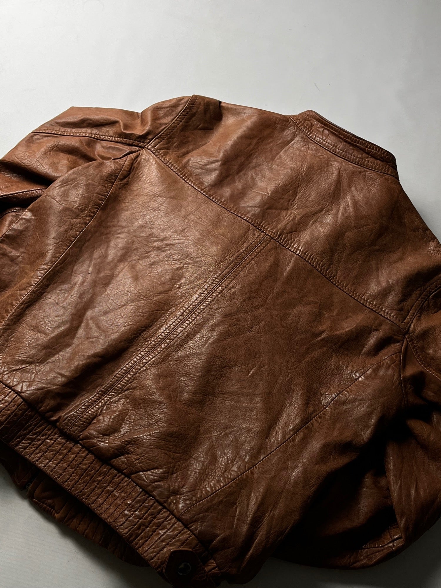 Massimo Dutti Lederjacke (L)