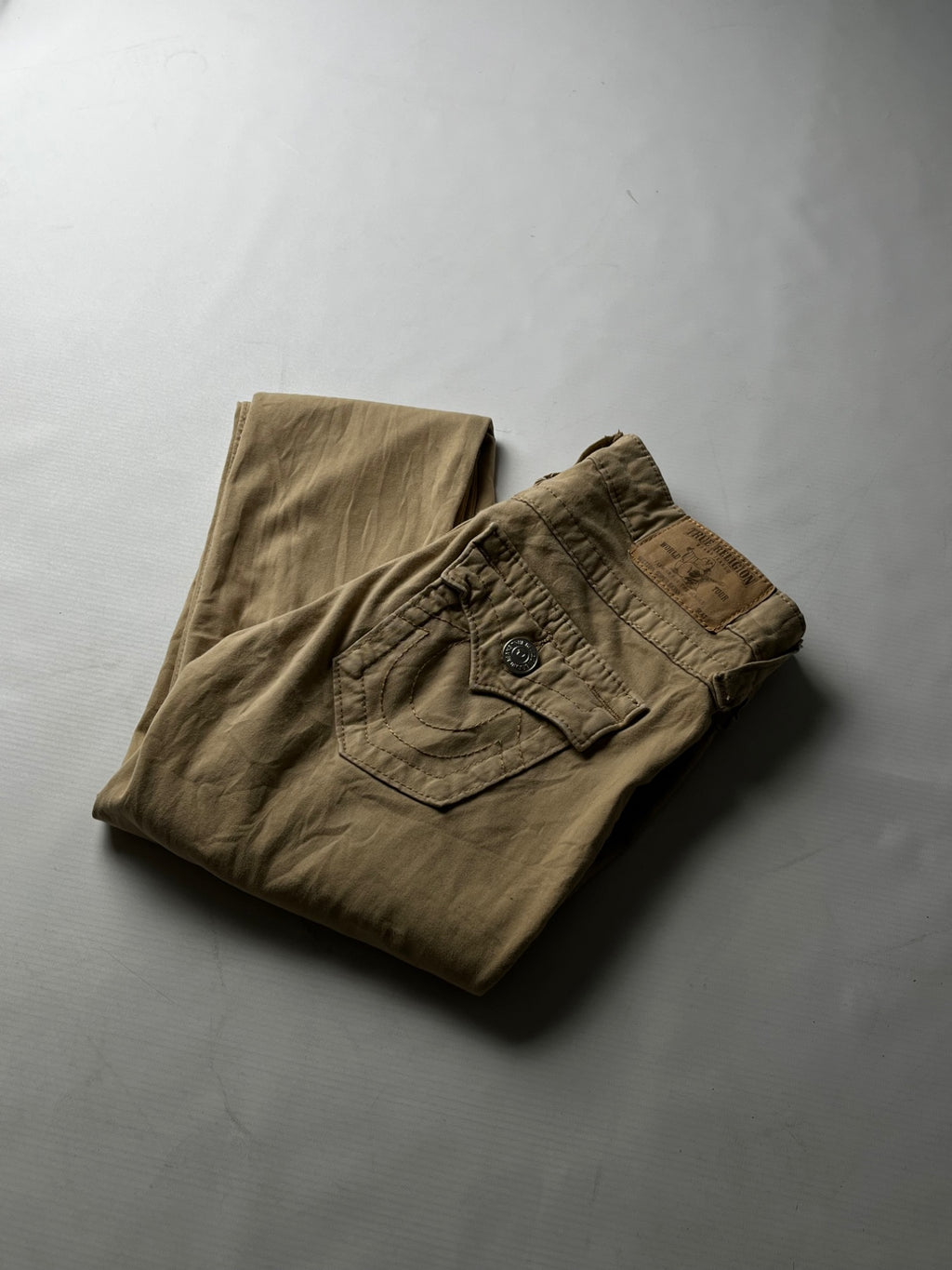 True Religion Jeans – beige, Premium Vintage (26)
