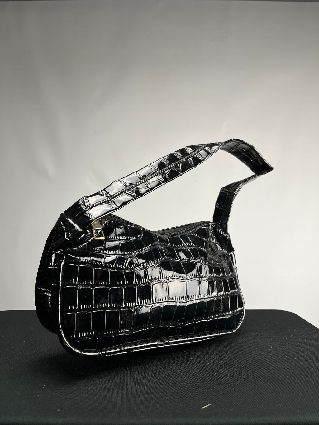 Handtasche in Krokoleder Optik