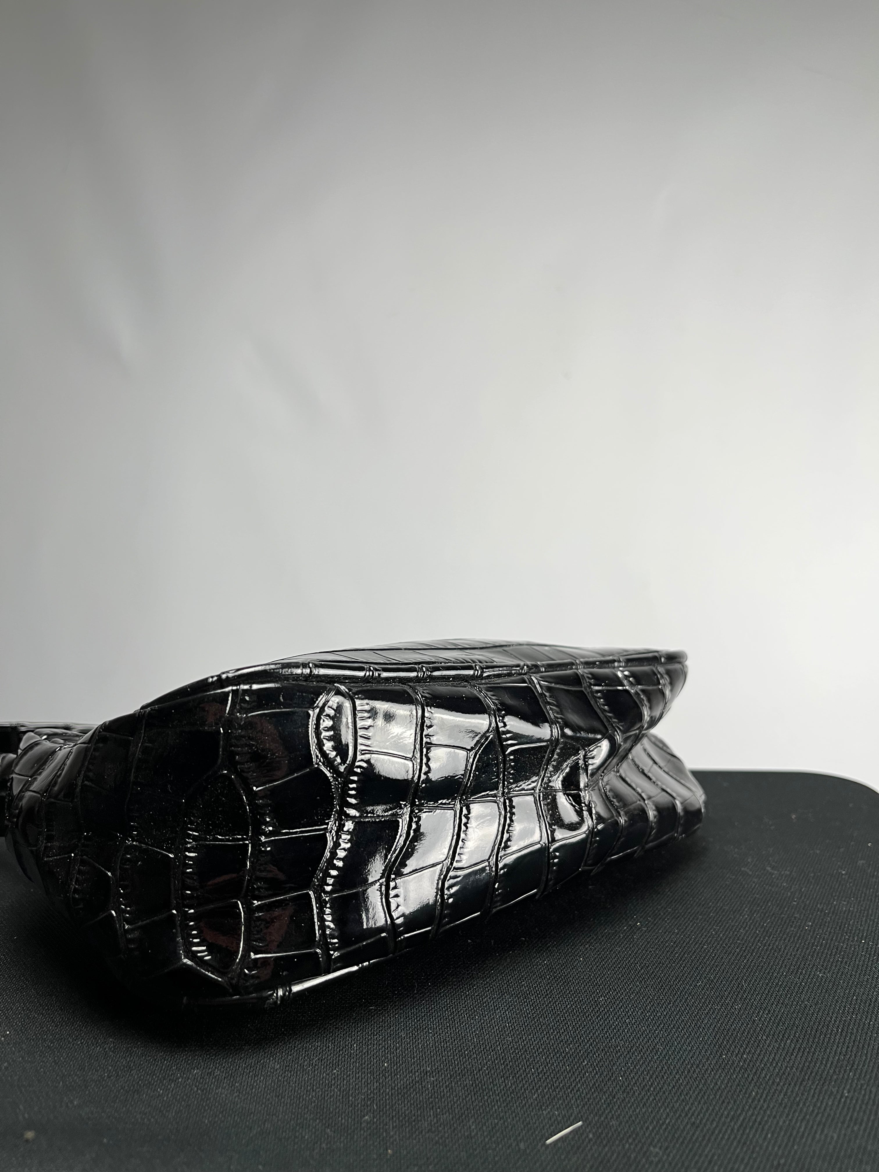 Handtasche in Krokoleder Optik